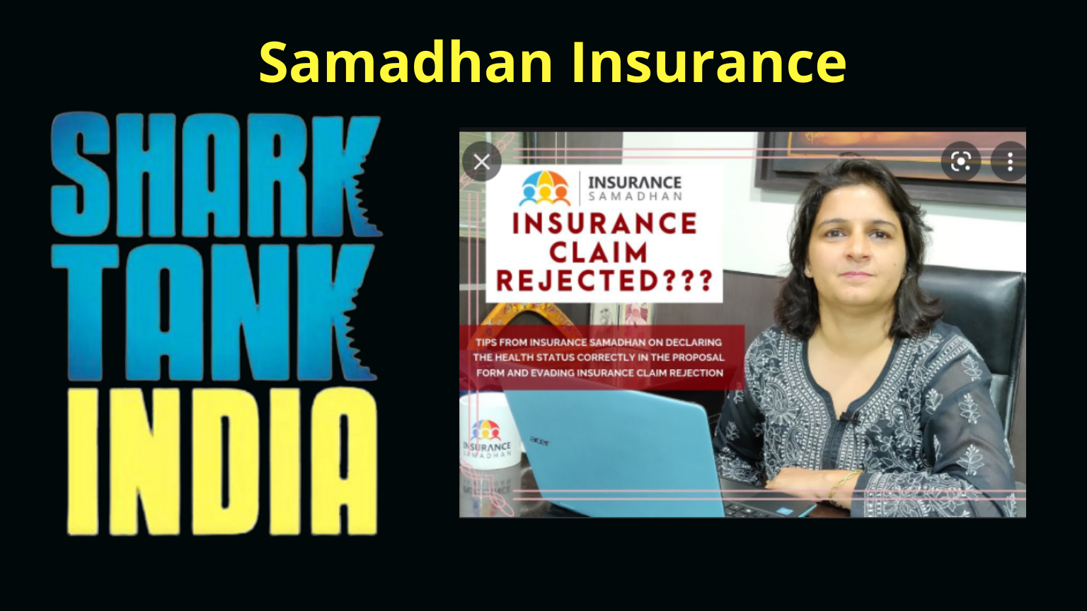 shark tank india samadhan insurance