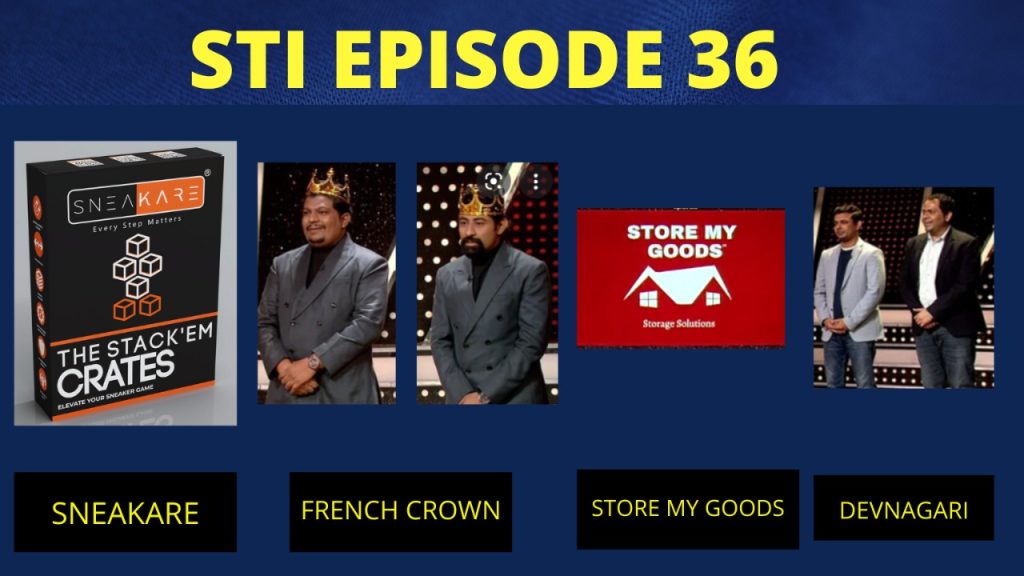 Gateway to Shark Tank India Episode 36 | Sneakare, French Crown, Store My Goods, Devnagri | 11th February 2022